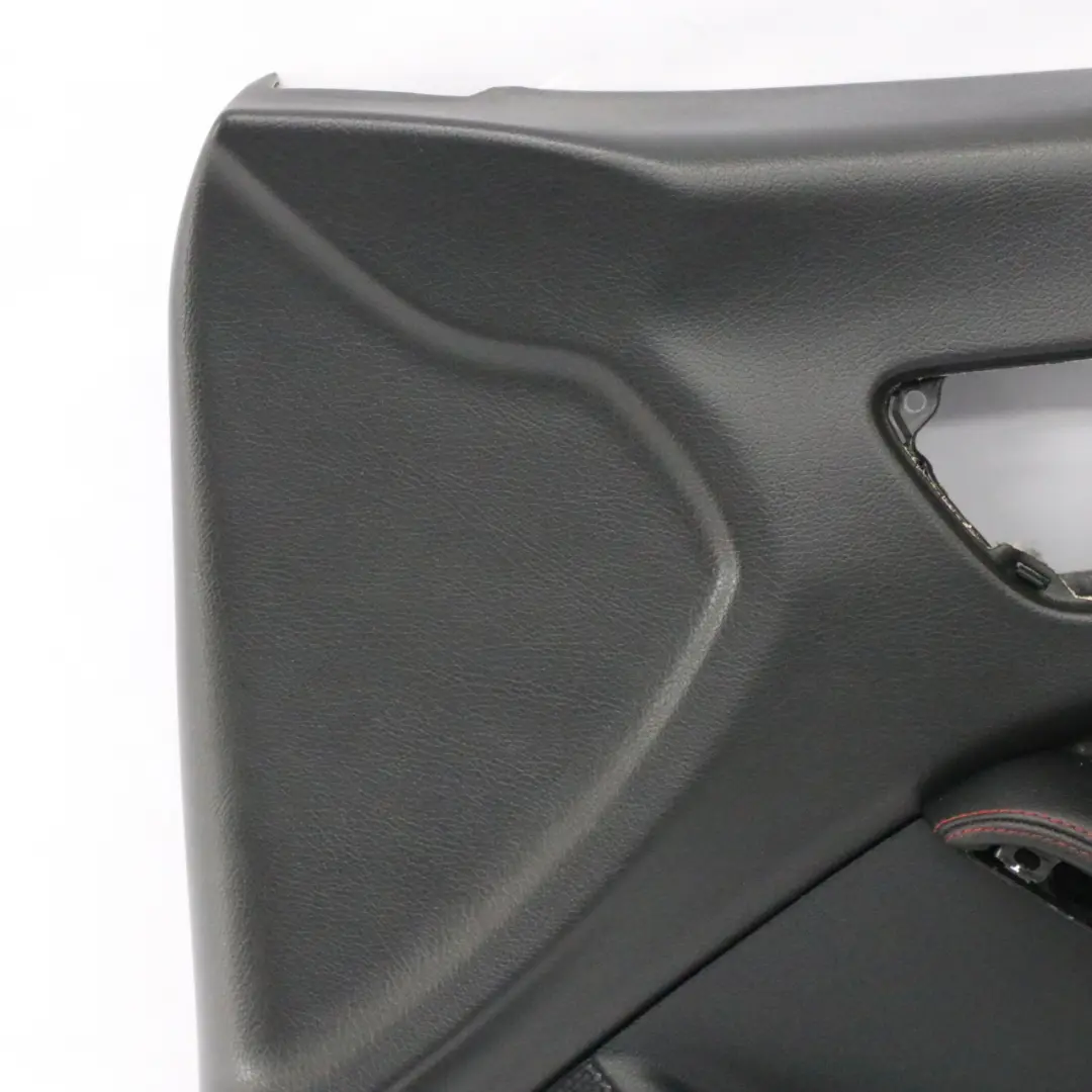 Mercedes C117 Door Card Front Right O/S Trim Panel Cover Lining Leather Black - SKU rhd-A1177209600 - Part number A1177209600