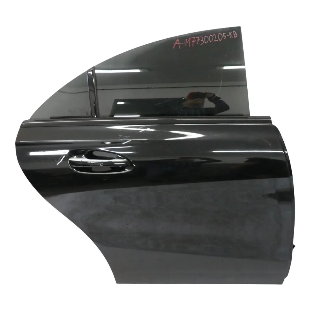 Mercedes CLA C117 Drzwi Prawe Tylnee Kosmos Black Czarny Metalik - 191 - SKU A1177300205-KB - Numer Części A1177300205