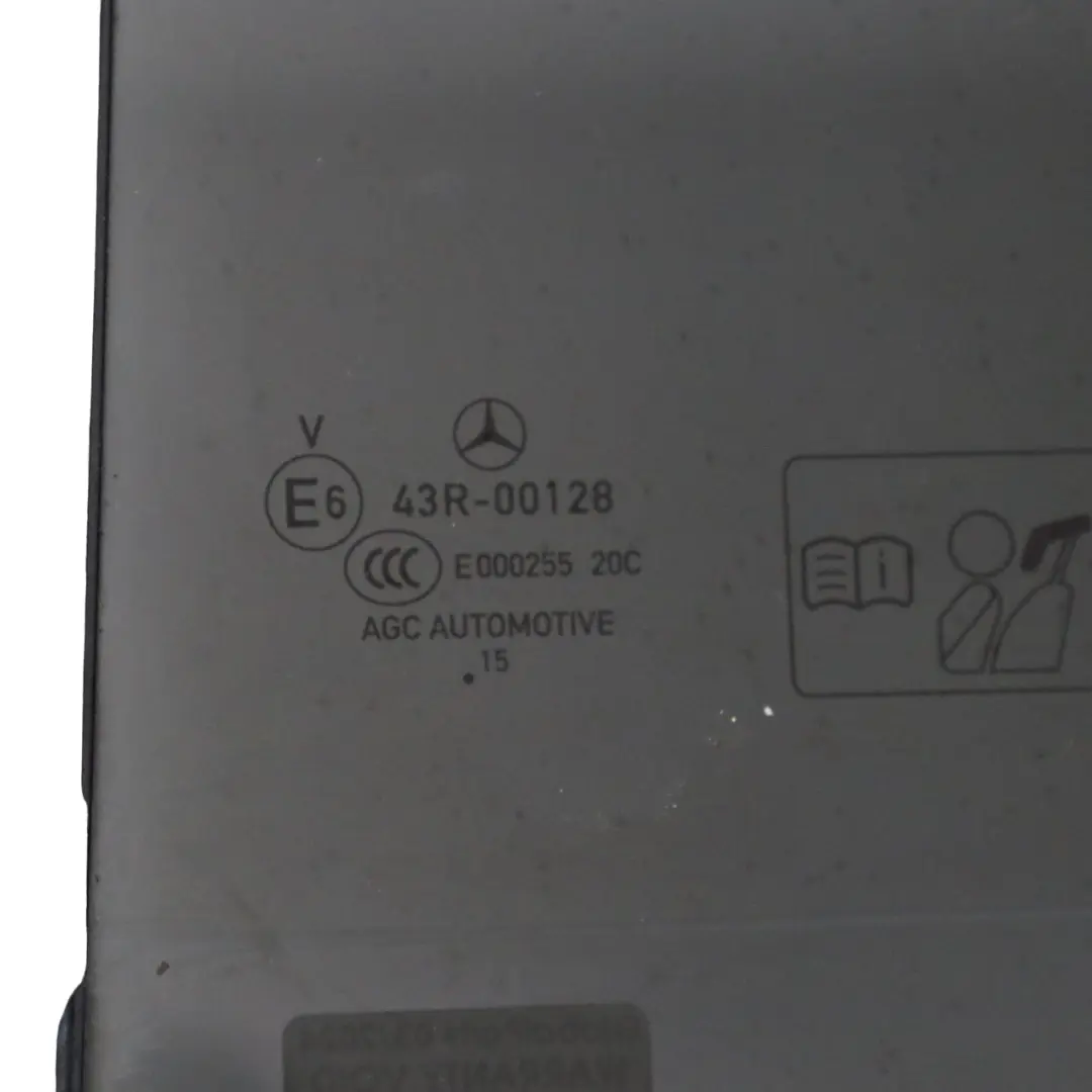 Mercedes CLA X117 Quart de verre de la porte arrière gauche Noir - SKU A1177300355 - Numéro de pièce A1177300355