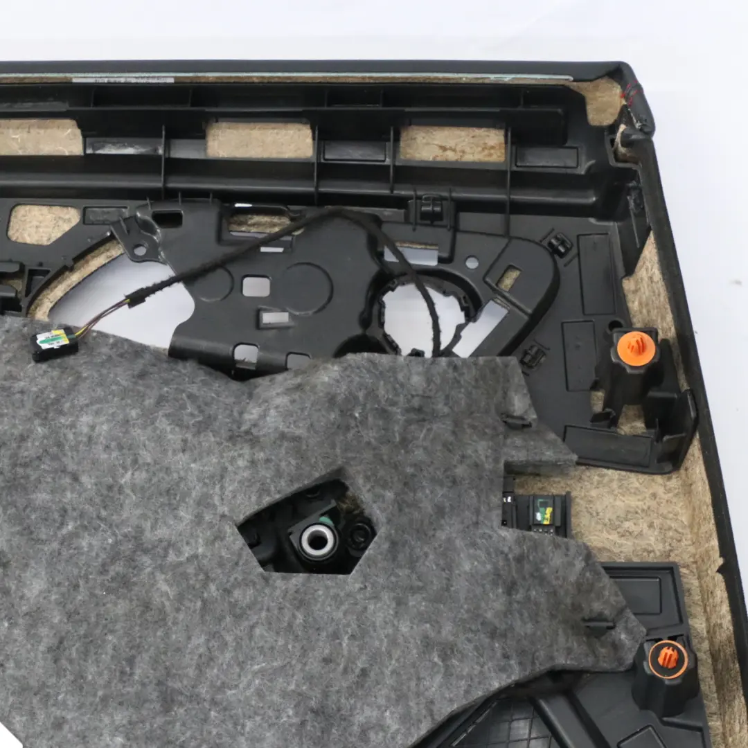 Mercedes C117 Tür karte hinten rechts Verkleidung Panel Leder Schwarz Rot Fäden - SKU A1177300462 - Teilenummer A1177300462