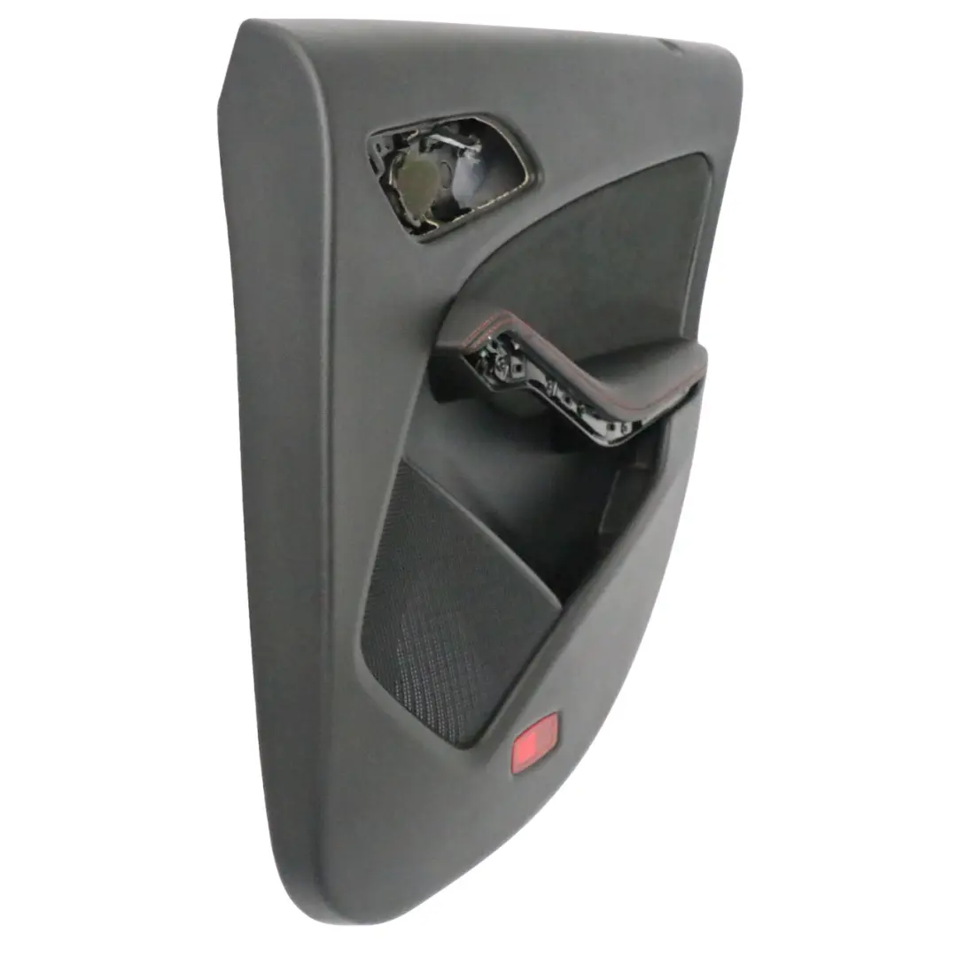 Mercedes C117 Door Card Rear Right O/S Lining Panel Leather Black Red Threads - SKU A1177300862 - Part number A1177300862