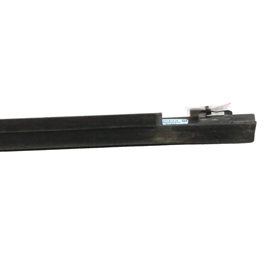 Mercedes C117 Seal Door Window Guide Rear Right O/S Trim Strip - SKU A1177350482-1 - Part number A1177350482