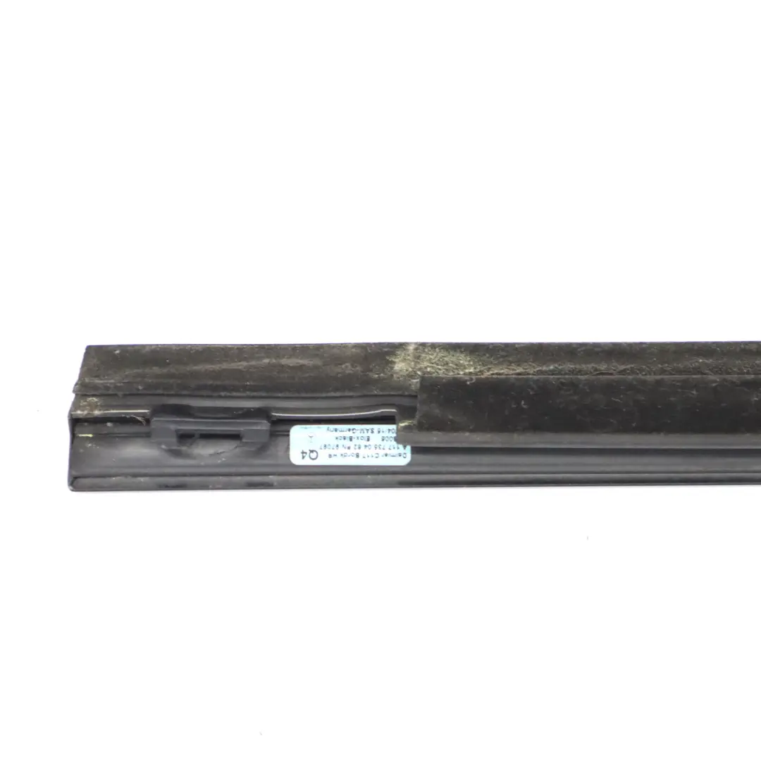 Mercedes C117 Seal Door Window Guide Rear Right O/S - SKU A1177350482 - Part number A1177350482
