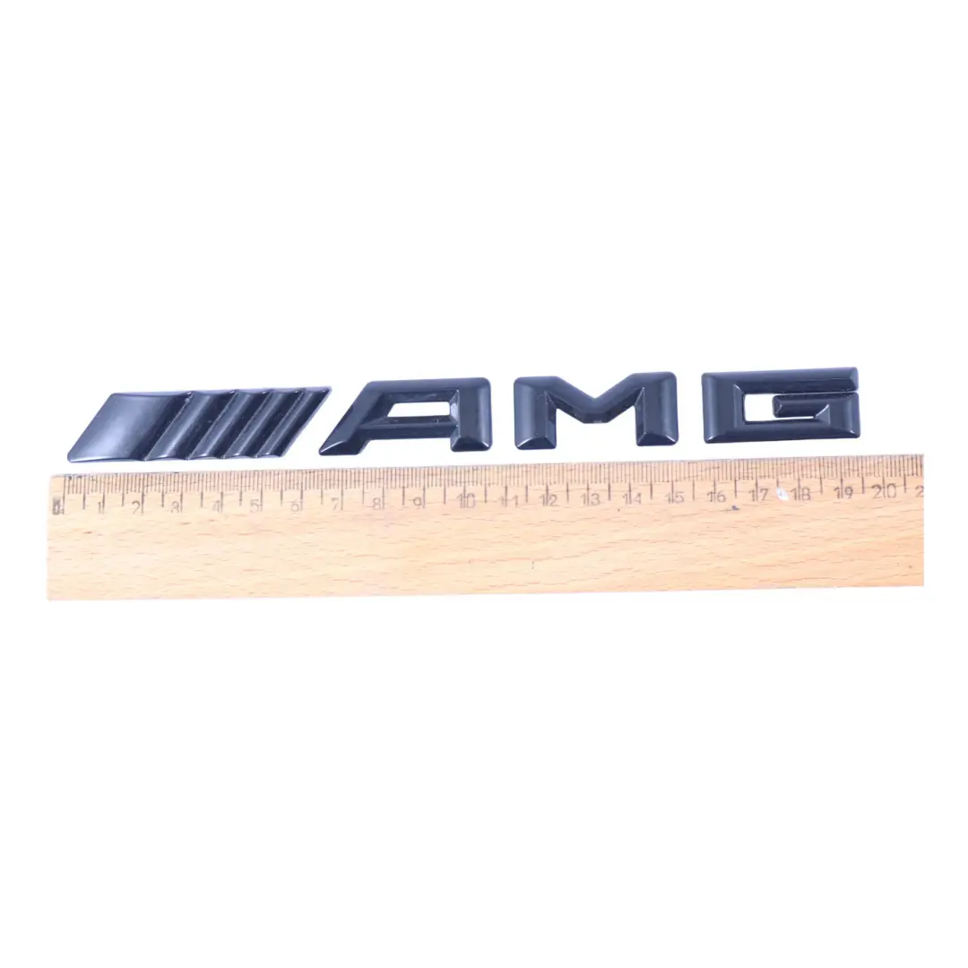 Mercedes CLA C117 AMG Trunk Emblem Rear Adhered Boot Badge Black - SKU A1178170014 - Part number A1178170014