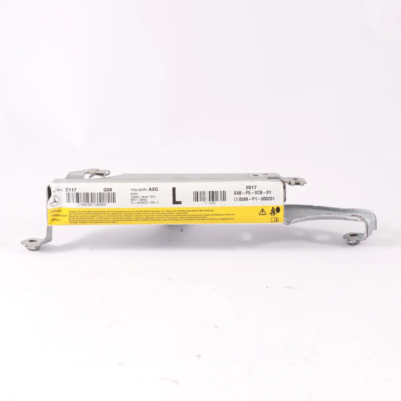 Mercedes CLA C117 Module d'air latéral arrière gauche Unit A1178600702