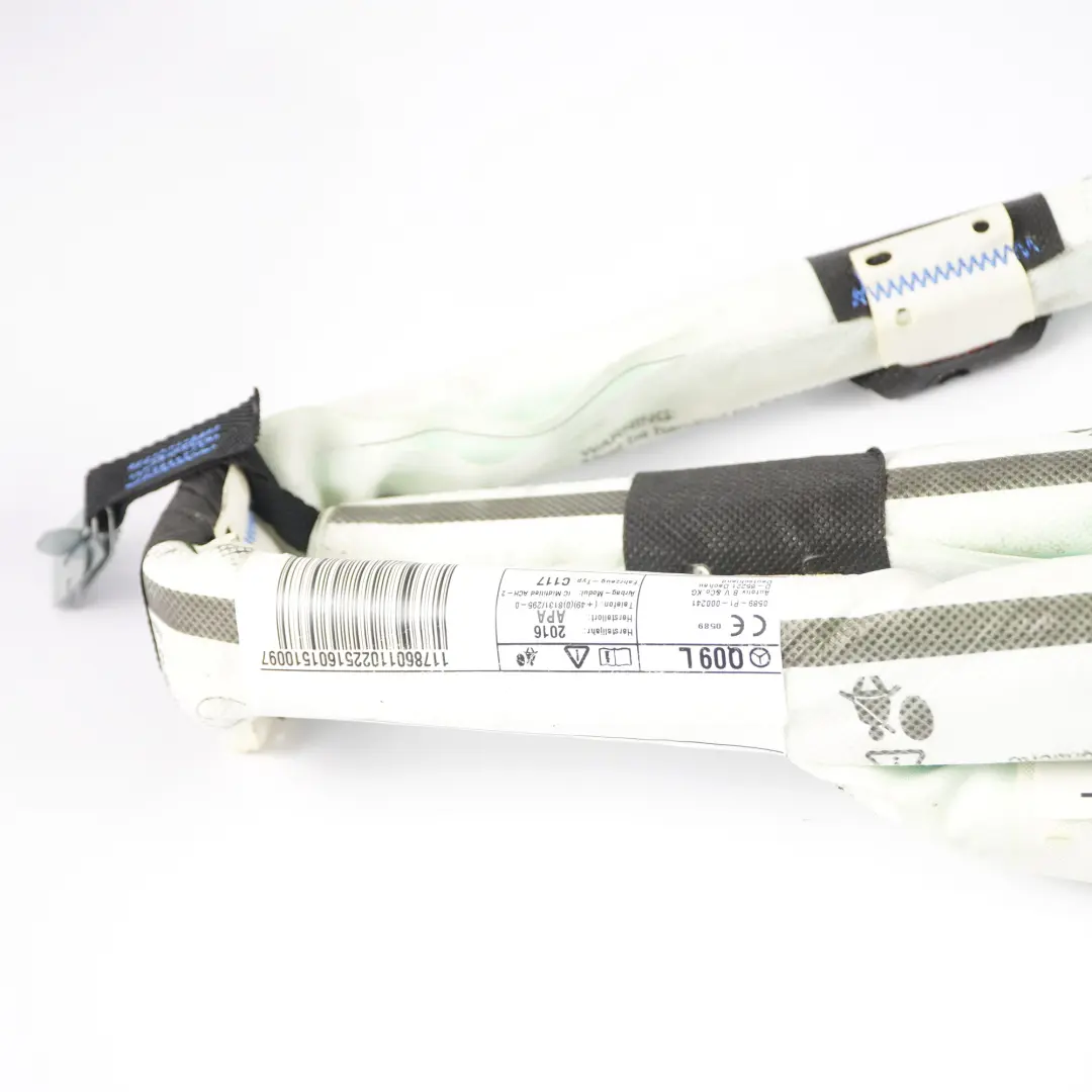 Roof Curtain Left N/S Head Air Module to Mercedes CLA C117 with Part number A1178601102 Mercedes CLA C117 Roof Curtain Left N/S Head Air Module - SKU A1178601102 - Part number A1178601102