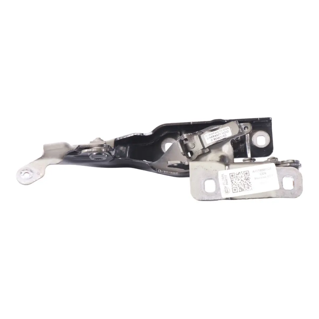 Mercedes CLA C117 Bonnet Hood Hinge Front Left N/S Cosmic Black Metallic - 191 - SKU A1178800128-KB - Part number A1178800128