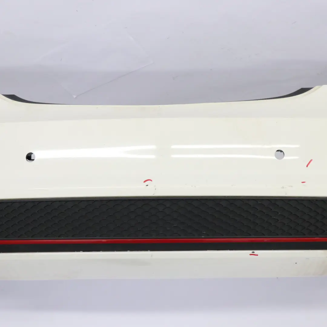 Bumper Trim Panel AMG Calcite White - 650 to Mercedes C117 Rear with Part number A1178805040 Mercedes C117 Rear Bumper Trim Panel AMG Calcite White - 650 - SKU A1178805040-CW - Part number A1178805040