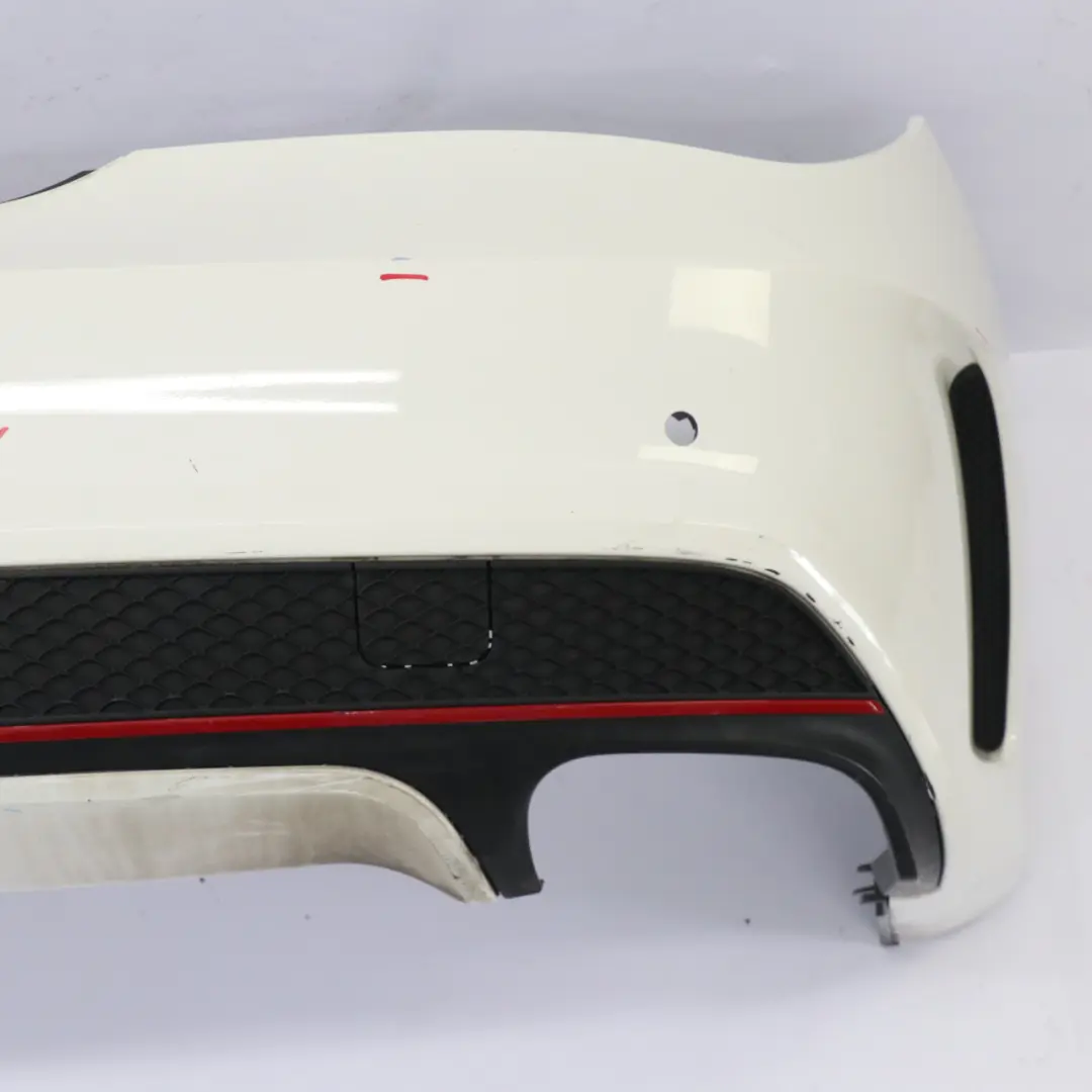 Bumper Trim Panel AMG Calcite White - 650 to Mercedes C117 Rear with Part number A1178805040 Mercedes C117 Rear Bumper Trim Panel AMG Calcite White - 650 - SKU A1178805040-CW - Part number A1178805040