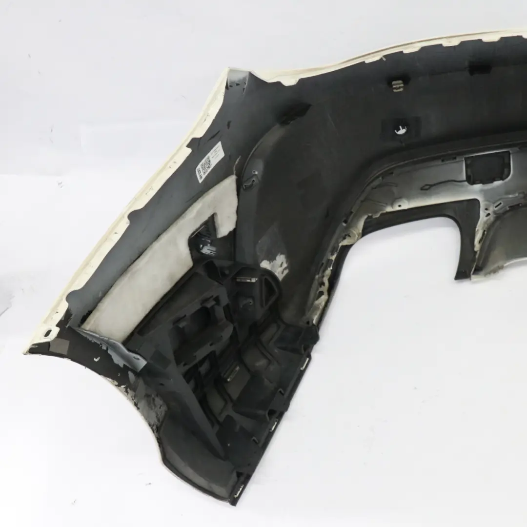 Bumper Trim Panel AMG Calcite White - 650 to Mercedes C117 Rear with Part number A1178805040 Mercedes C117 Rear Bumper Trim Panel AMG Calcite White - 650 - SKU A1178805040-CW - Part number A1178805040