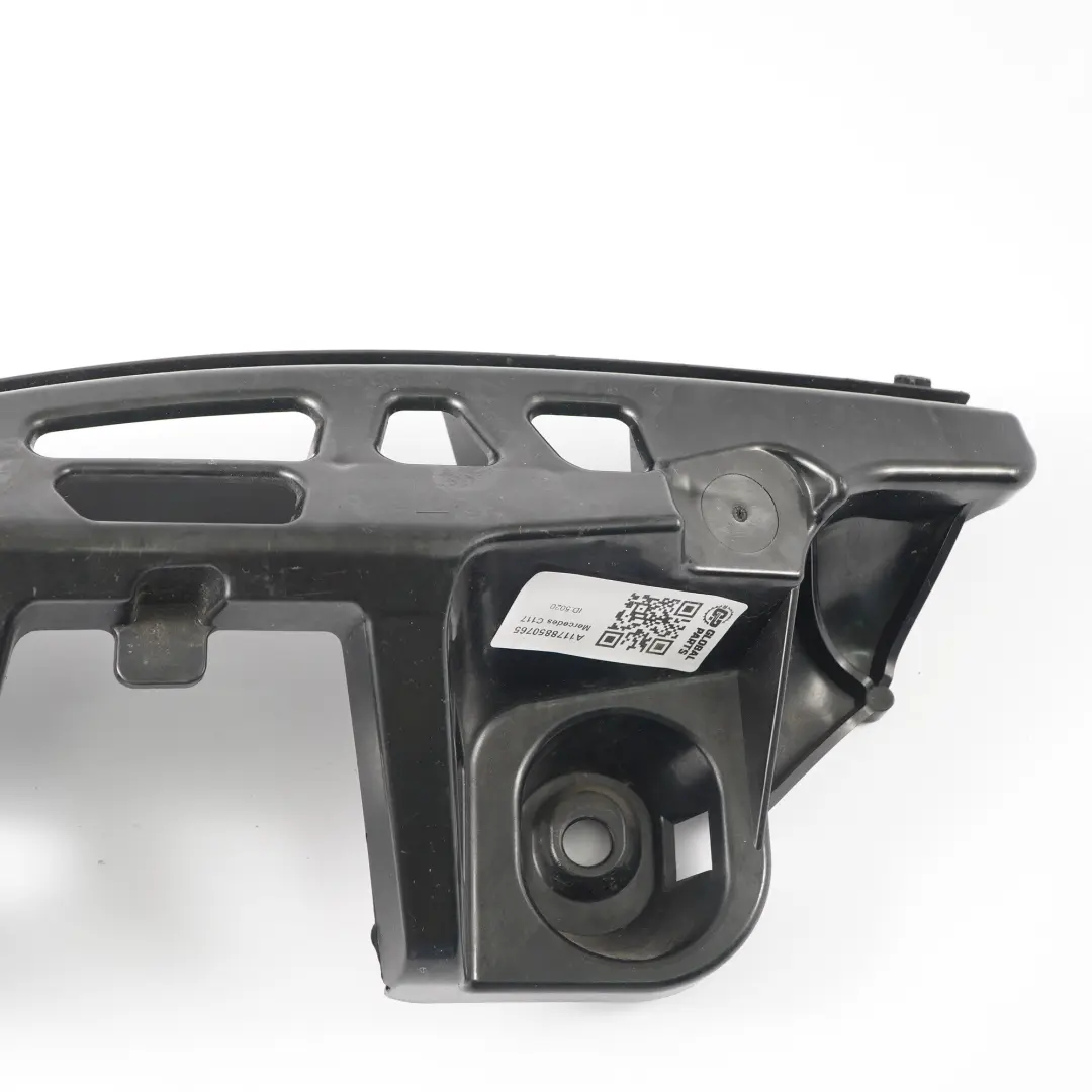 hintere Stoßstange links Halterung Führung für Mercedes CLA C117 mit Teilenummer A1178850765 Mercedes CLA C117 hintere Stoßstange links Halterung Führung - SKU A1178850765 - Teilenummer A1178850765