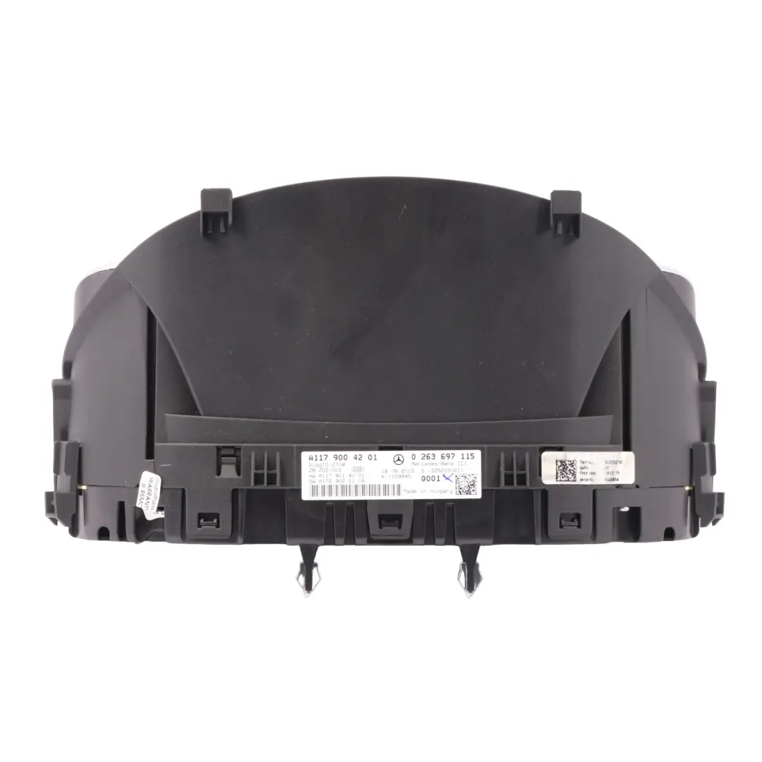 Instrument Cluster Speedo Clocks Automatic to Mercedes C117 Petrol with Part number A1179004201 Mercedes C117 Petrol Instrument Cluster Speedo Clocks Automatic - SKU rhd-a1179004201 - Part number A1179004201