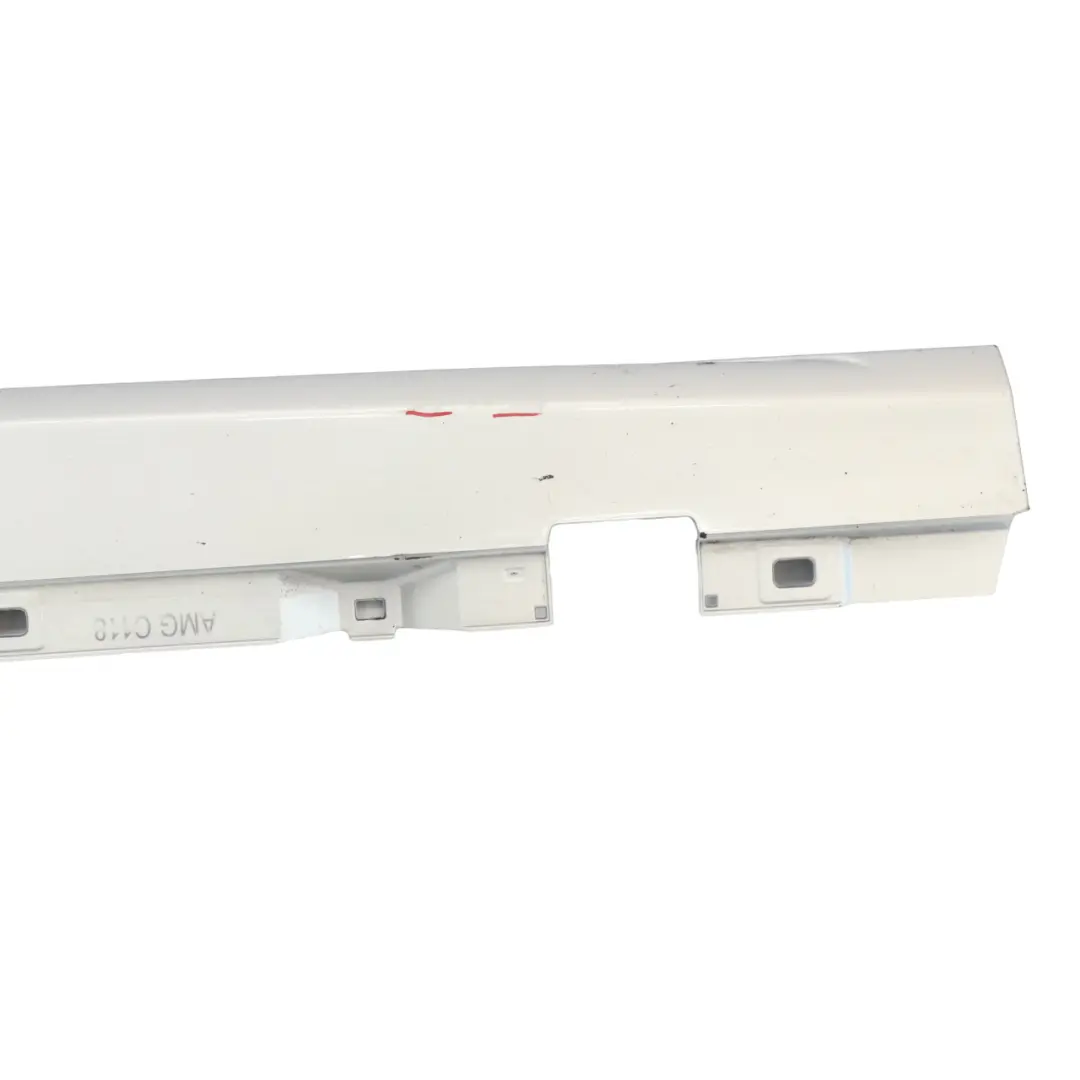 Side Skirt AMG Door Sill Cover Right Iridium Silver Metallic - 775 to Mercedes C118 with Part number A1186980600 Mercedes C118 Side Skirt AMG Door Sill Cover Right Iridium Silver Metallic - 775 - SKU A1186980600-IRS - Part number A1186980600