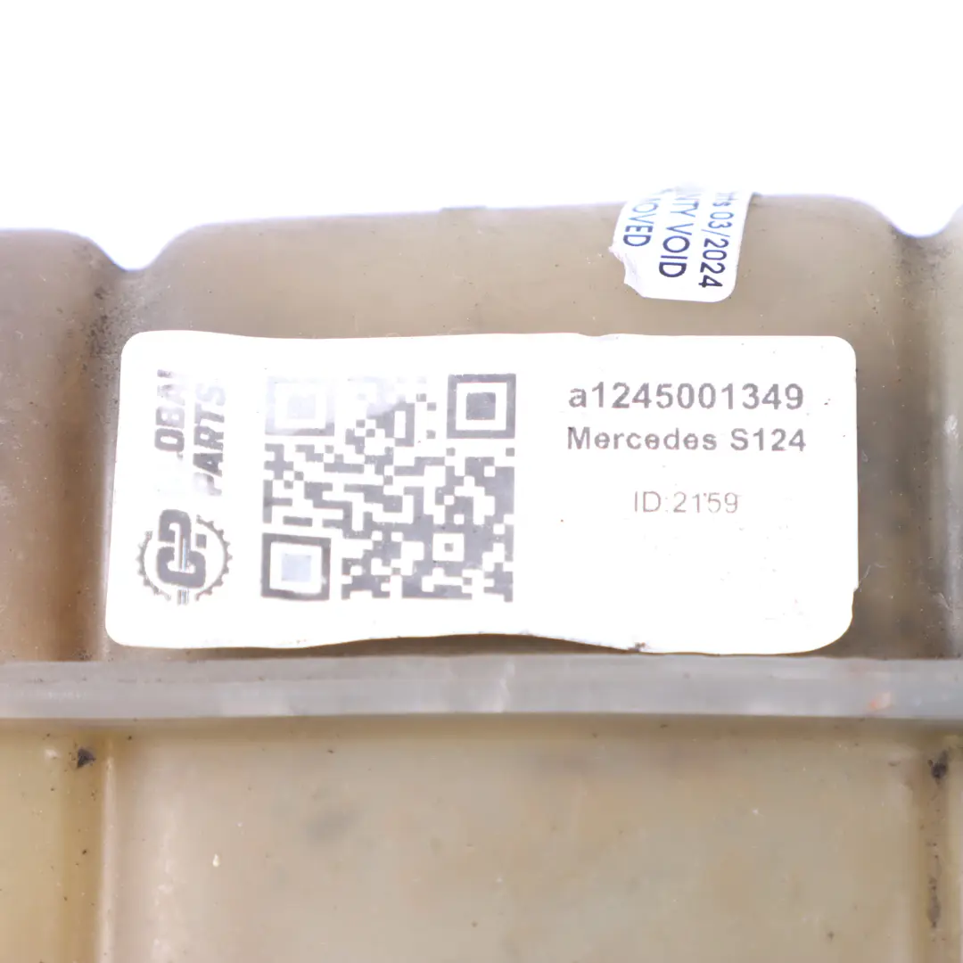 Depósito de Expansión del Refrigerante Botella para Mercedes W124 con número de pieza A1245001349 Mercedes W124 Depósito de Expansión del Refrigerante Botella - SKU a1245001349 - Número de pieza A1245001349