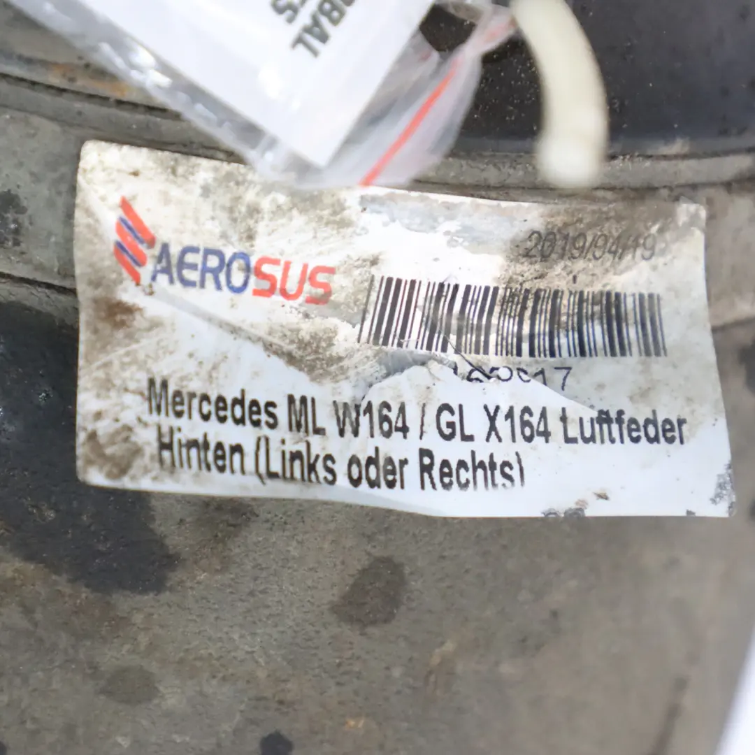 Mercedes ML W164 Hintere Luftfederung Feder Dämpfer Links Rechts - SKU A1643200725 - Teilenummer A1643200725