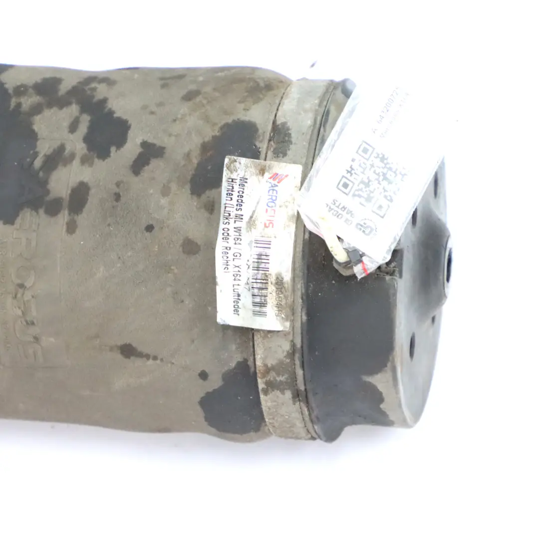 Mercedes ML W164 Rear Air Suspension Spring Shock Left Right N/O/S - SKU A1643200725 - Part number A1643200725