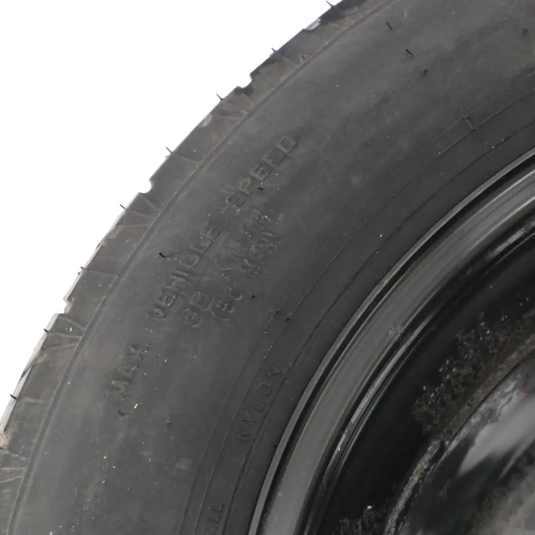 Mercedes W164 W166 Roue secours Acier 18" 4J Pneu Dunlop R18 155/90 - SKU A1644000002-1 - Numéro de pièce A1644000002
