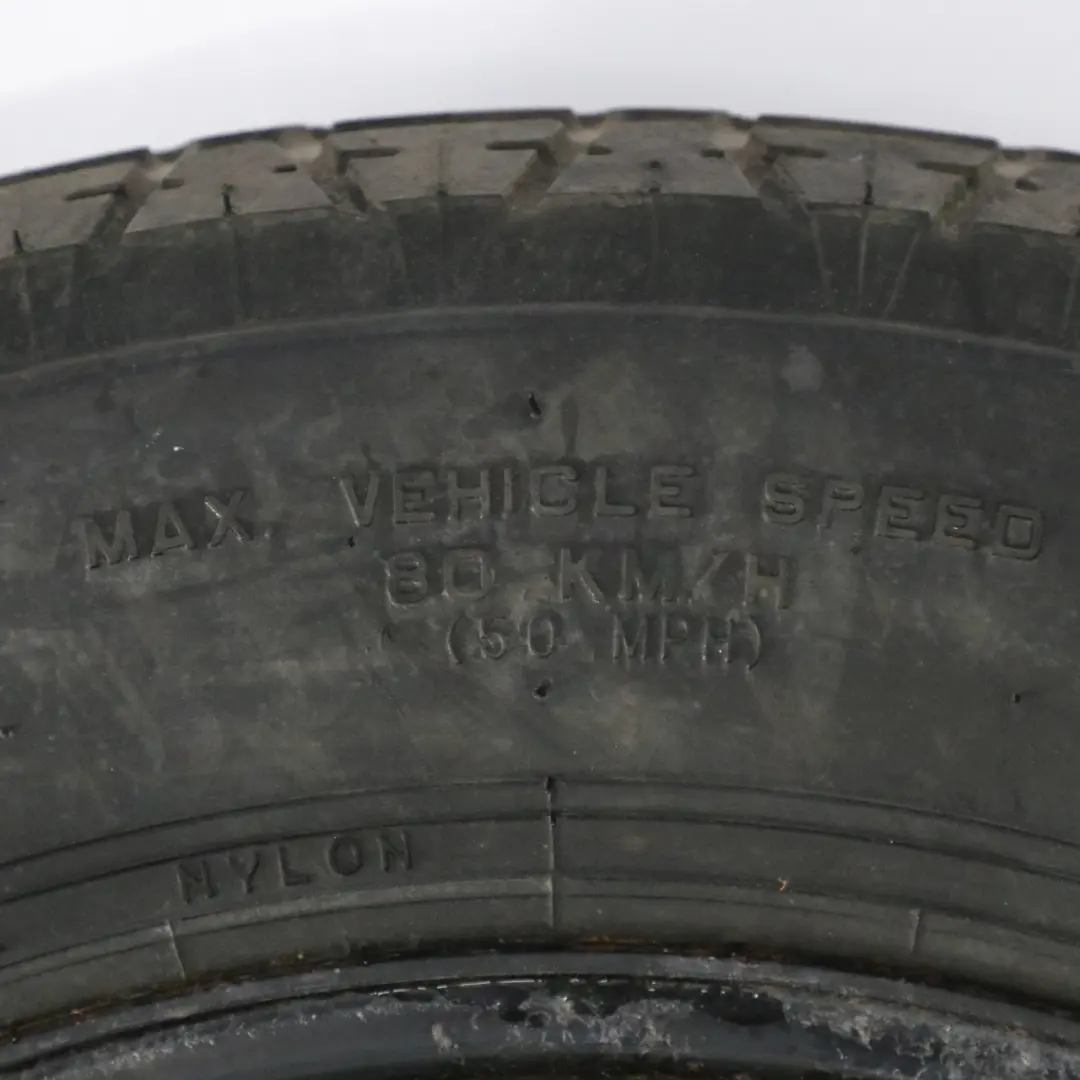 Mercedes W164 W166 Roue secours Acier 18" 4J Pneu Dunlop R18 155/90 - SKU A1644000002-1 - Numéro de pièce A1644000002