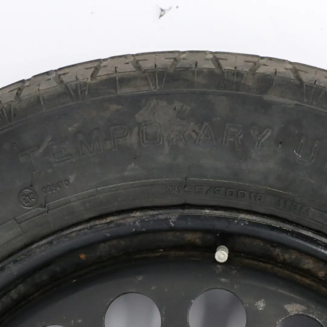 Mercedes W164 W166 Roue secours Acier 18" 4J Pneu Dunlop R18 155/90 - SKU A1644000002-1 - Numéro de pièce A1644000002