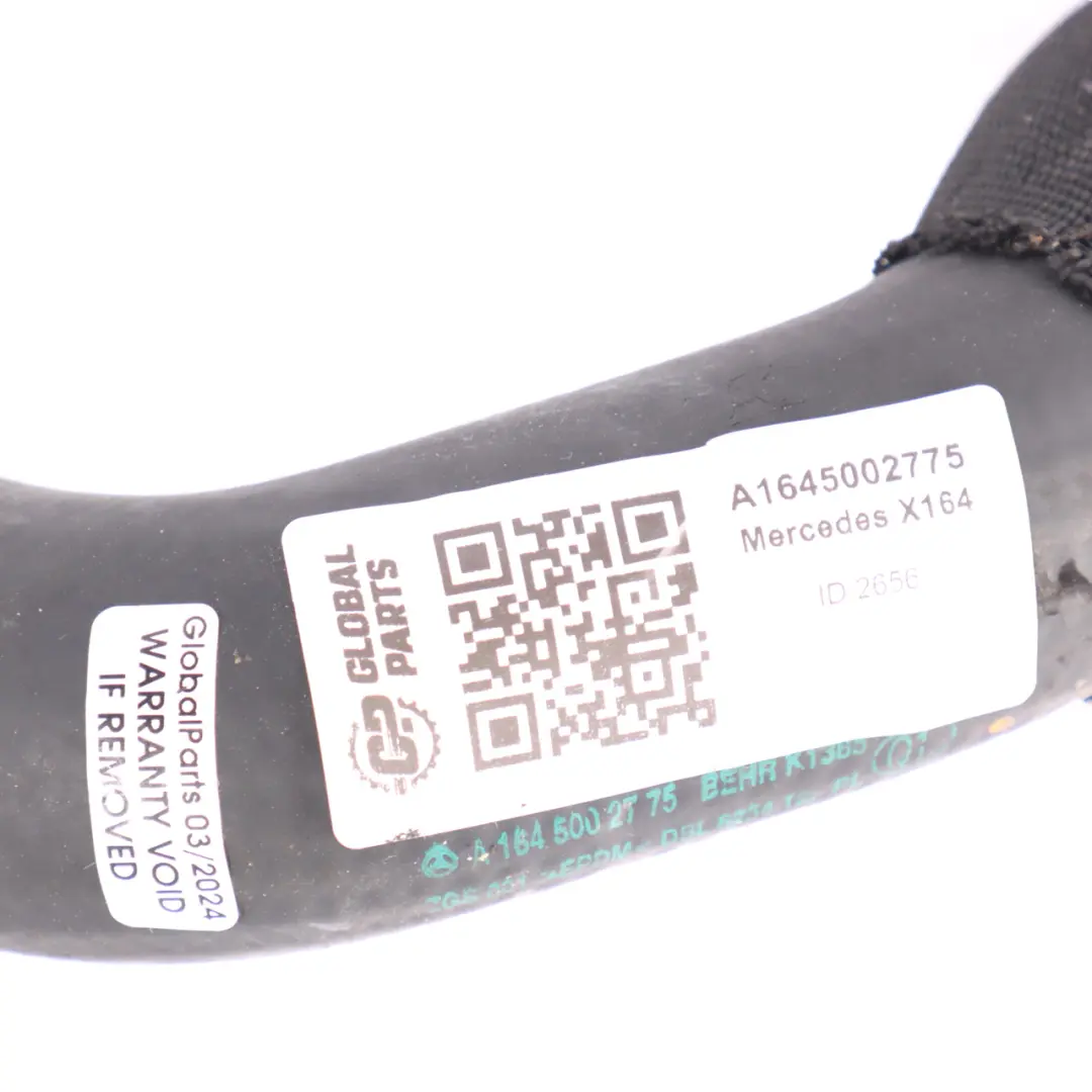 acqua refrigerante tubo radiatore per Mercedes ML W164 GL X164 con numero di parte A1645002775 Mercedes ML W164 GL X164 acqua refrigerante tubo radiatore - SKU A1645002775 - Numero di parte A1645002775