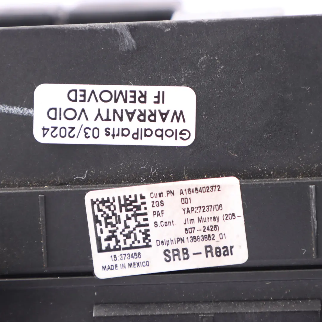  Boîte à fusibles Mercedes W164 W251 Module fusibles relais arrière - SKU A1645402372-1 - Numéro de pièce A1645402372