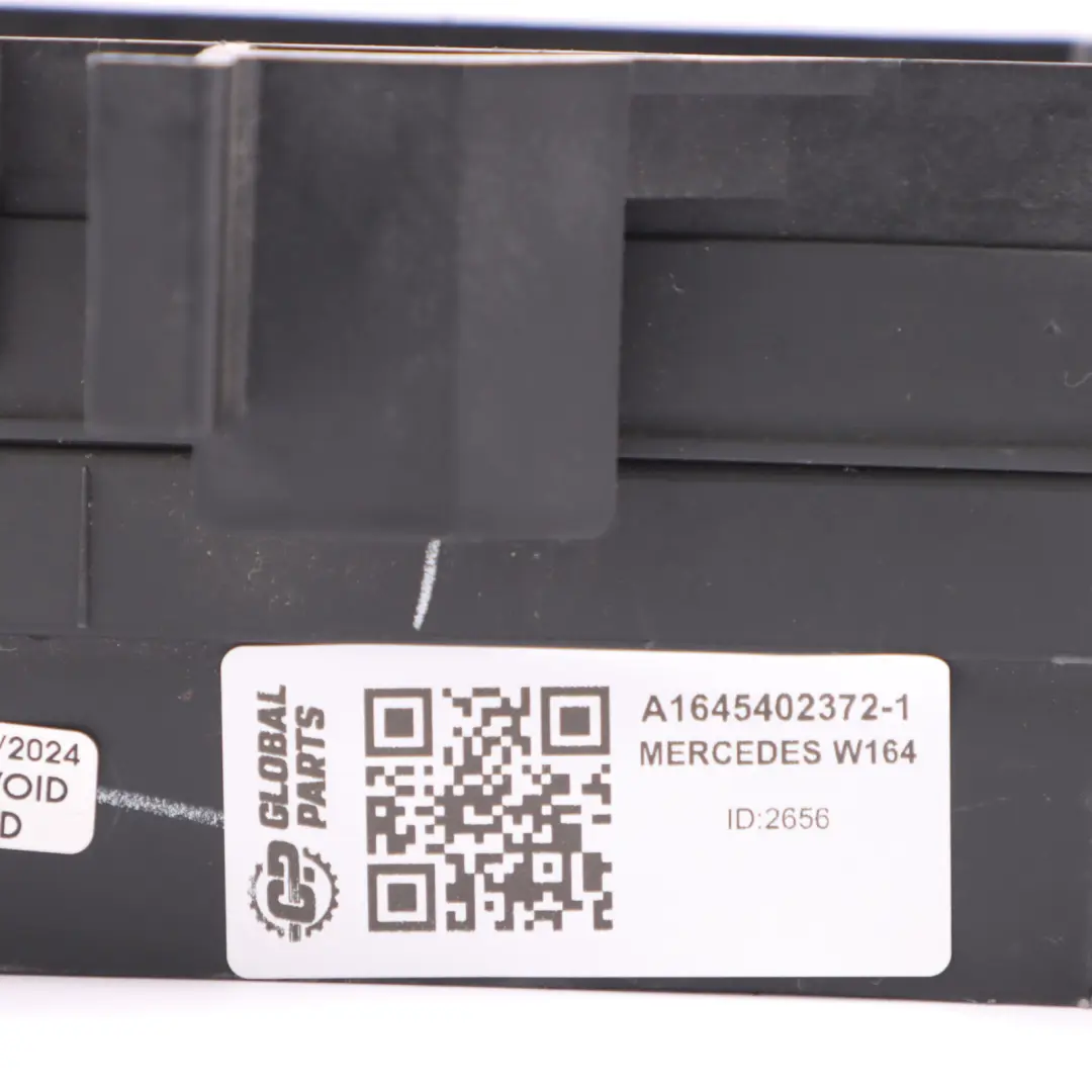  Fuse Box Mercedes W164 W251 Fuse And Relay Module Rear Unit - SKU A1645402372-1 - Part number A1645402372