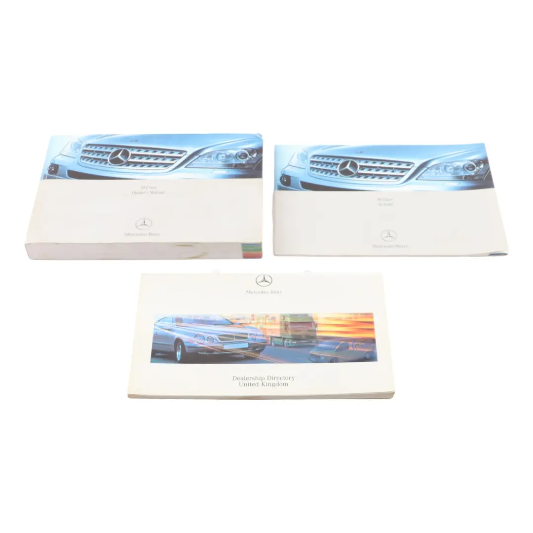 Owner's Manual Book Case Cover to Manual Mercedes W164 M-Class with Part number A1645840082 Manual Mercedes W164 M-Class Owner's Manual Book Case Cover - SKU A1645840082 - Part number A1645840082