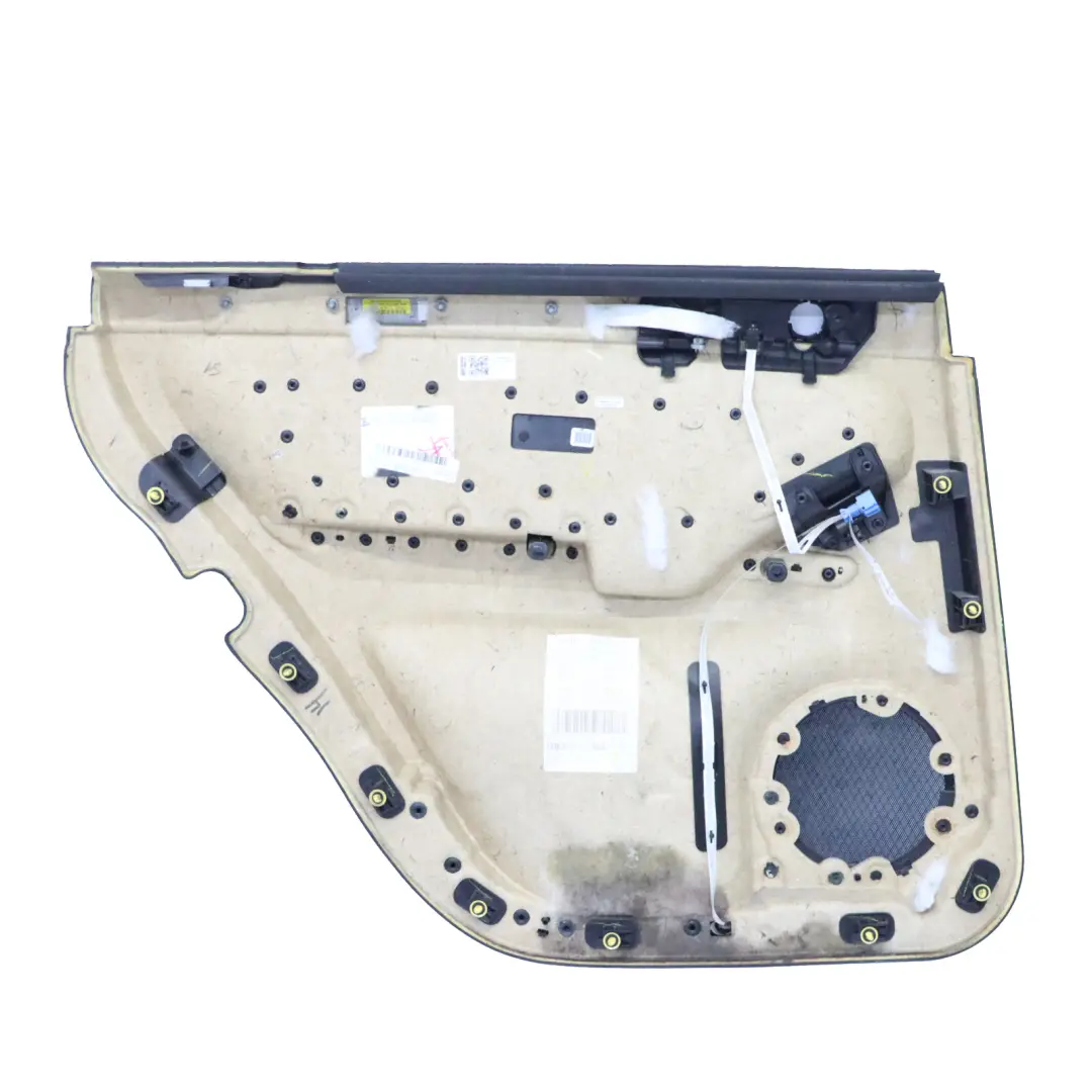 Right O/S Door Card Decor Strip Trim Silver Black Leather to Mercedes GL X164 Rear with Part number A1647300870 Mercedes GL X164 Rear Right O/S Door Card Decor Strip Trim Silver Black Leather - SKU A1647300870 - Part number A1647300870