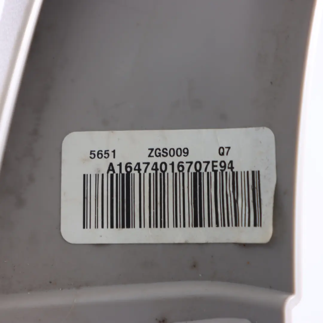 Trunk Lid Trim Rear Right O/S Tailgate Cover Beige to Mercedes X164 with Part number A1647401670 Mercedes X164 Trunk Lid Trim Rear Right O/S Tailgate Cover Beige - SKU A1647401670 - Part number A1647401670