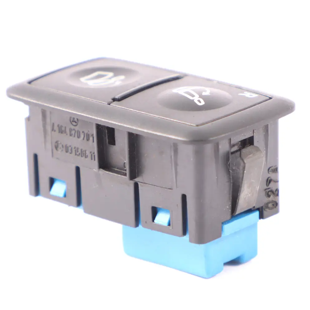 Interruttore Controllo Sedile Posteriore Destro per Mercedes X164 con numero di parte A1648707010 Mercedes X164 Interruttore Controllo Sedile Posteriore Destro - SKU A1648707010 - Numero di parte A1648707010