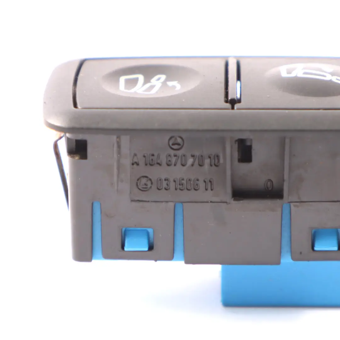 Mercedes X164 Interruptor de control del asiento trasero derecho - SKU A1648707010 - Número de pieza A1648707010