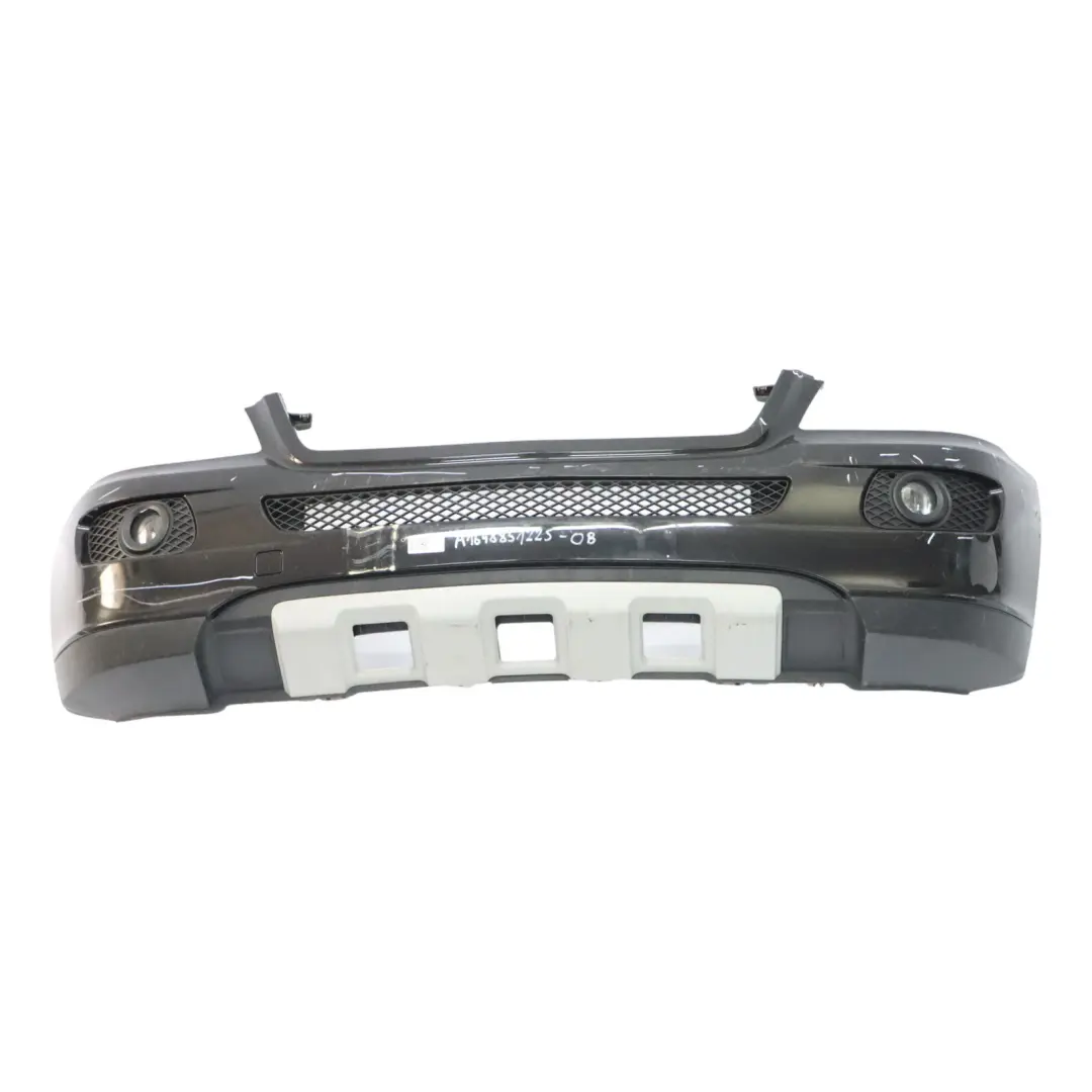 Front Bumper Trim Obsidian Black Metallic - 197 to Mercedes ML W164 with Part number A1648851225 Mercedes ML W164 Front Bumper Trim Obsidian Black Metallic - 197 - SKU A1648851225-OB - Part number A1648851225