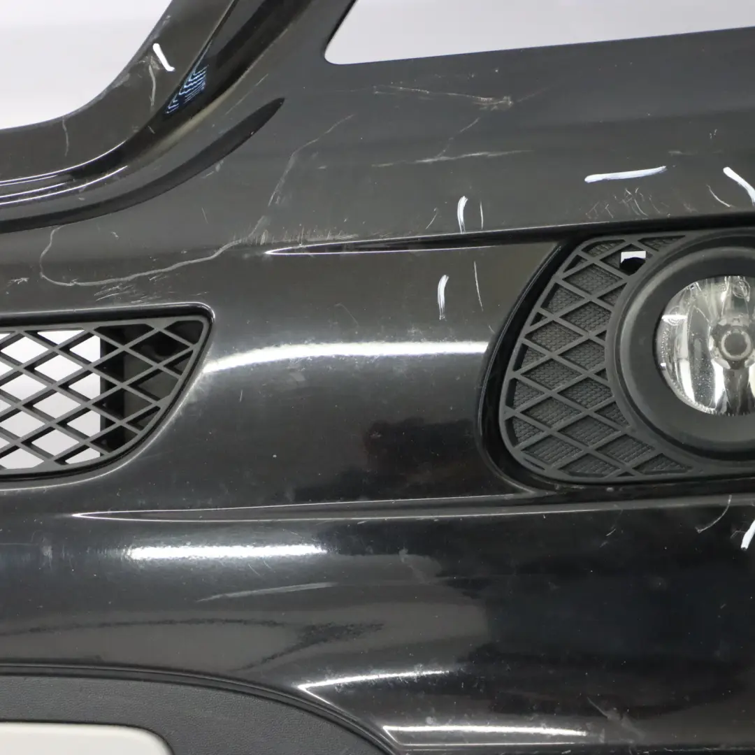 Front Bumper Trim Obsidian Black Metallic - 197 to Mercedes ML W164 with Part number A1648851225 Mercedes ML W164 Front Bumper Trim Obsidian Black Metallic - 197 - SKU A1648851225-OB - Part number A1648851225