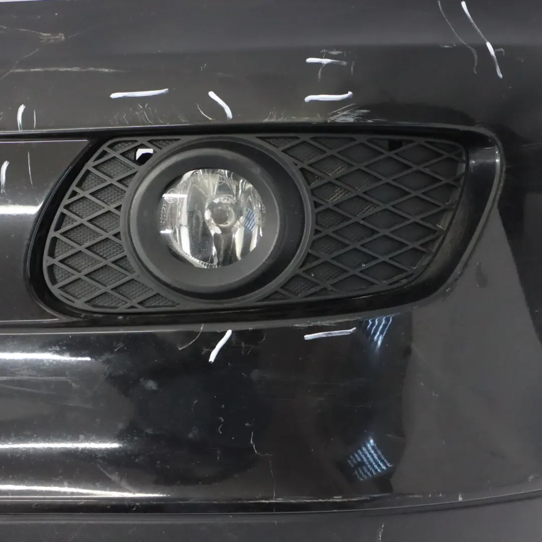 Front Bumper Trim Obsidian Black Metallic - 197 to Mercedes ML W164 with Part number A1648851225 Mercedes ML W164 Front Bumper Trim Obsidian Black Metallic - 197 - SKU A1648851225-OB - Part number A1648851225