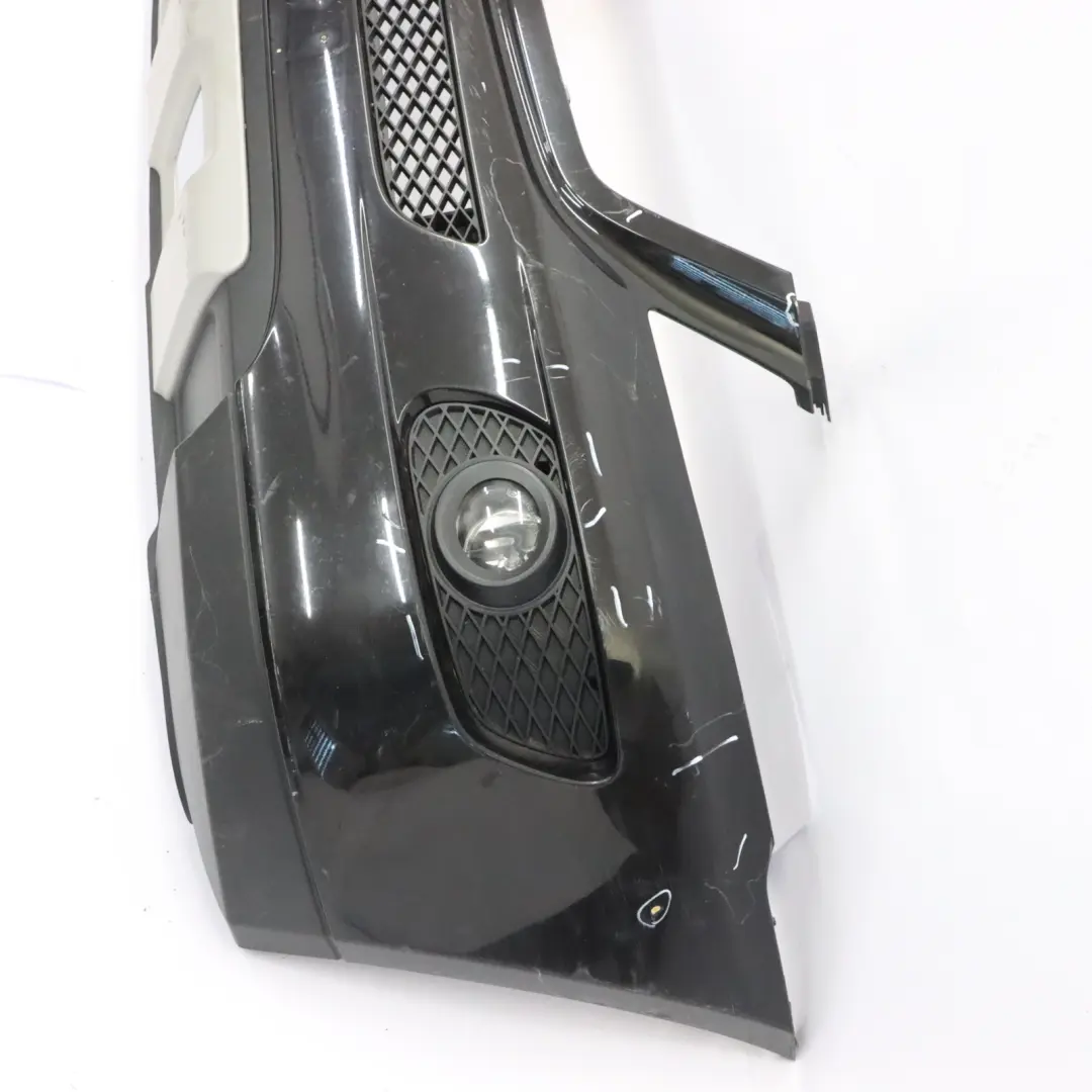 Front Bumper Trim Obsidian Black Metallic - 197 to Mercedes ML W164 with Part number A1648851225 Mercedes ML W164 Front Bumper Trim Obsidian Black Metallic - 197 - SKU A1648851225-OB - Part number A1648851225