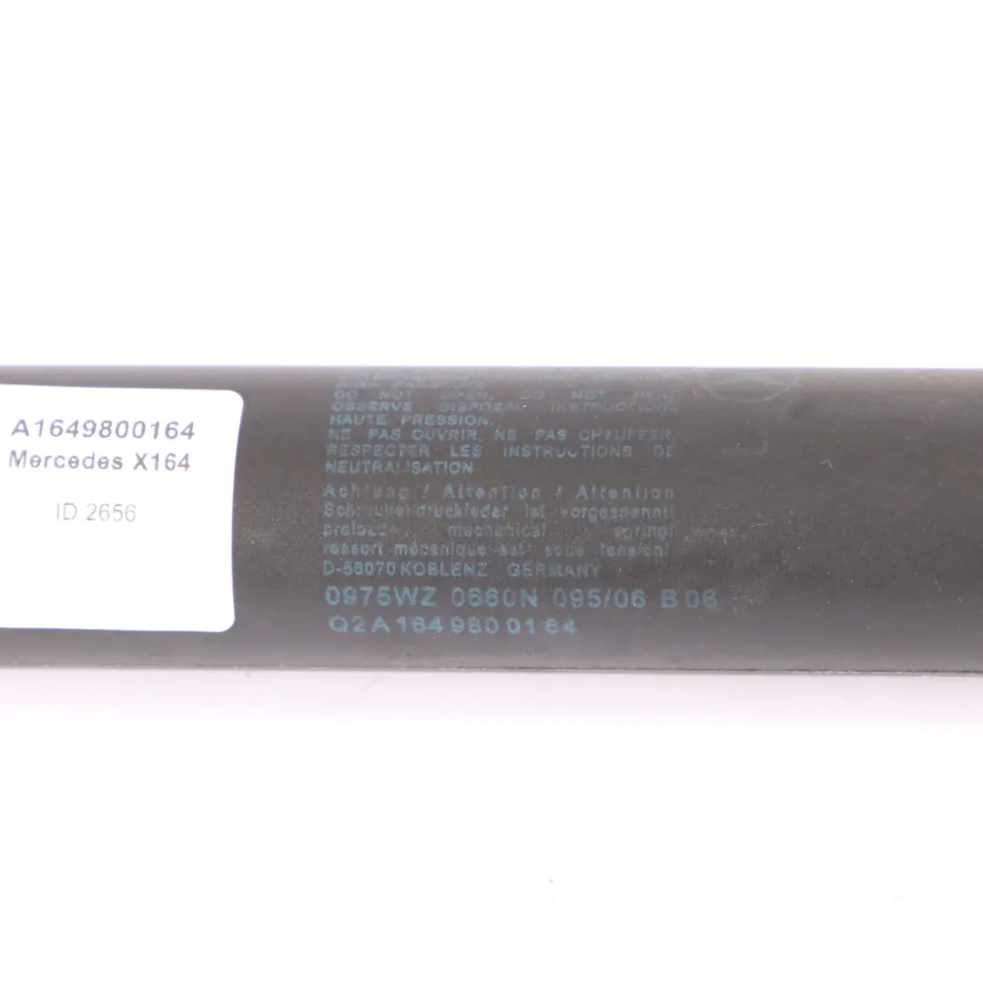 Mercedes X164 Puntone pressurizzato Portellone posteriore sinistro - SKU A1649800164 - Numero di parte A1649800164