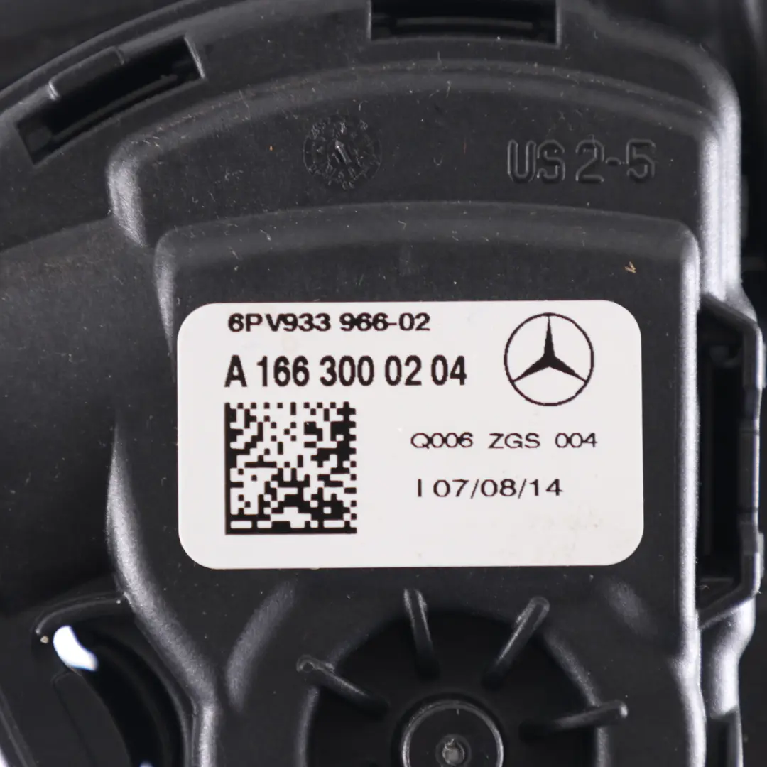 Mercedes ML W166 Pédale d'accélérateur - SKU A1663000004 - Numéro de pièce A1663000004