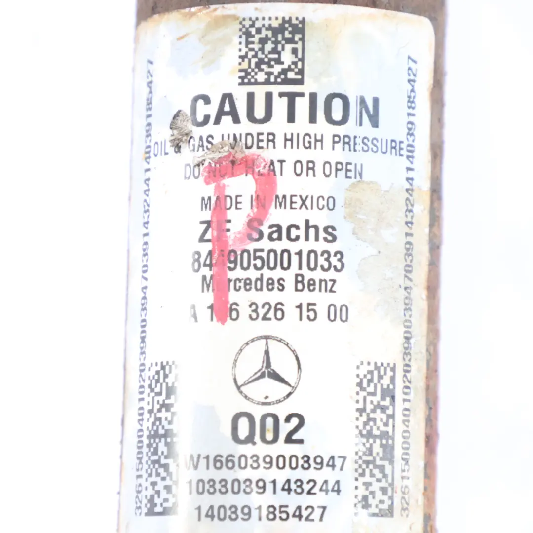 Amortisseur Mercedes ML W166 Suspension Arrière Droite Gauche pour à propos du numéro de pièce A1663201130 Amortisseur Mercedes ML W166 Suspension Arrière Droite Gauche - SKU A1663201130 - Numéro de pièce A1663201130