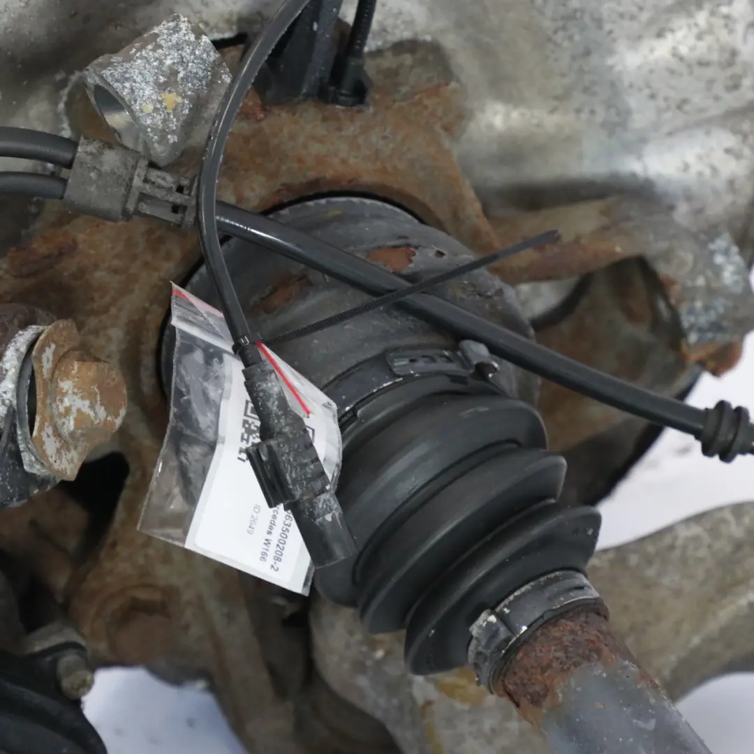Mercedes W166 350 BlueTec Hinten Rechts Aufhängung Bein Bremse Scheibe Radnabe - SKU A1663500208-2 - Teilenummer A1663500208
