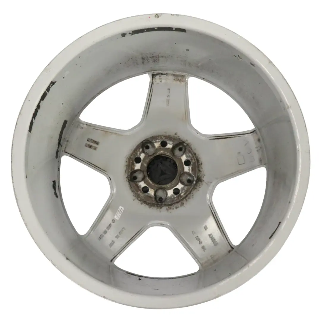 Plata AMG Llanta de aleación 20" 5 radios 9J ET:57 para Mercedes ML W166 con número de pieza A1664012002 Mercedes ML W166 Plata AMG Llanta de aleación 20" 5 radios 9J ET:57 - SKU A1664012002-1 - Número de pieza A1664012002