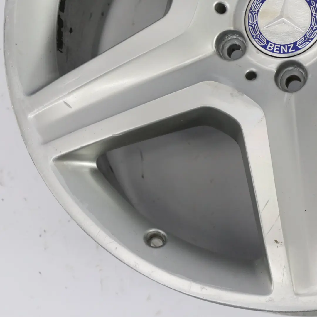 Alloy Wheel Rim 20" 5 Spoke 9J ET:57 to Mercedes ML W166 Silver AMG with Part number A1664012002 Mercedes ML W166 Silver AMG Alloy Wheel Rim 20" 5 Spoke 9J ET:57 - SKU A1664012002-1 - Part number A1664012002