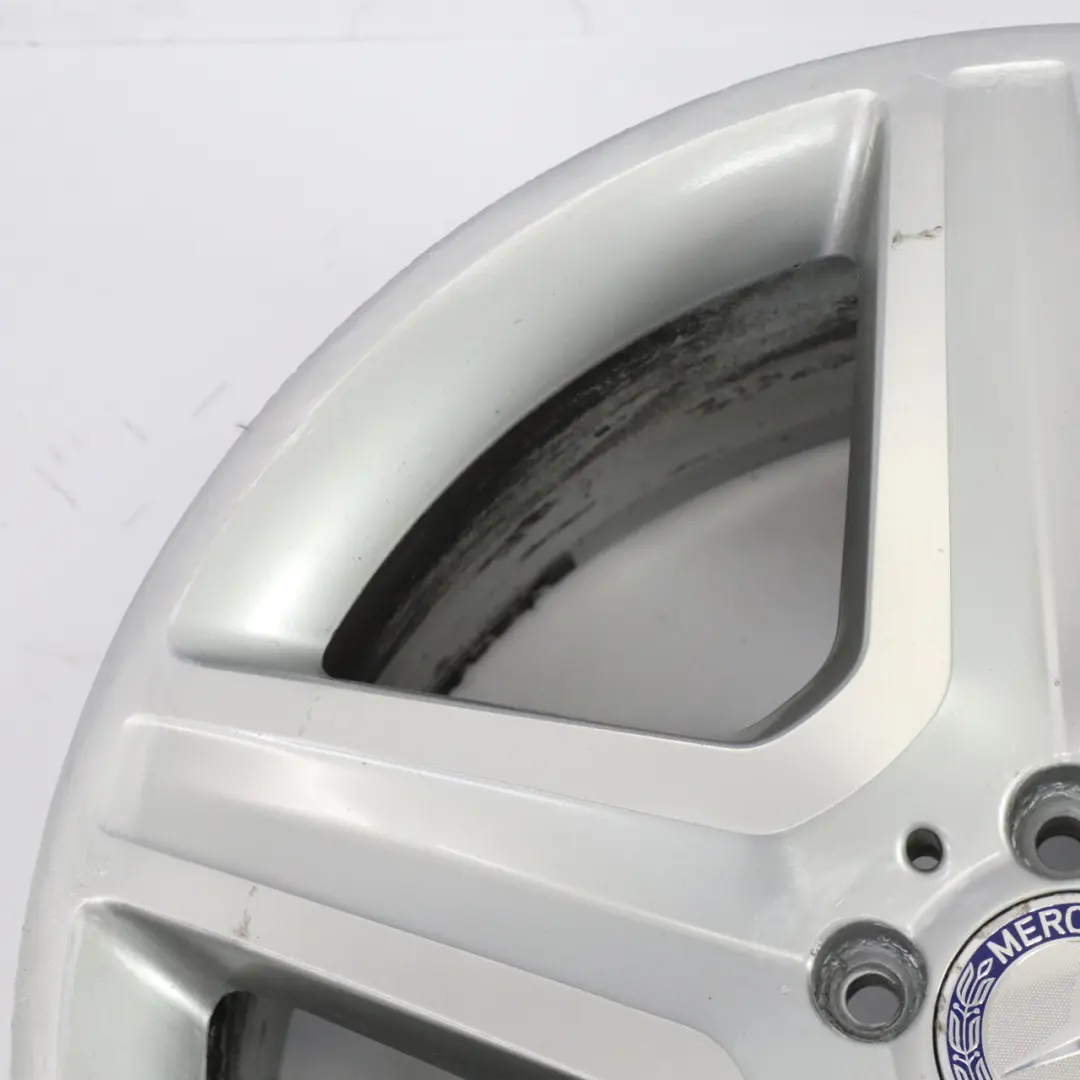 Plata AMG Llanta de aleación 20" 5 radios 9J ET:57 para Mercedes ML W166 con número de pieza A1664012002 Mercedes ML W166 Plata AMG Llanta de aleación 20" 5 radios 9J ET:57 - SKU A1664012002-2 - Número de pieza A1664012002