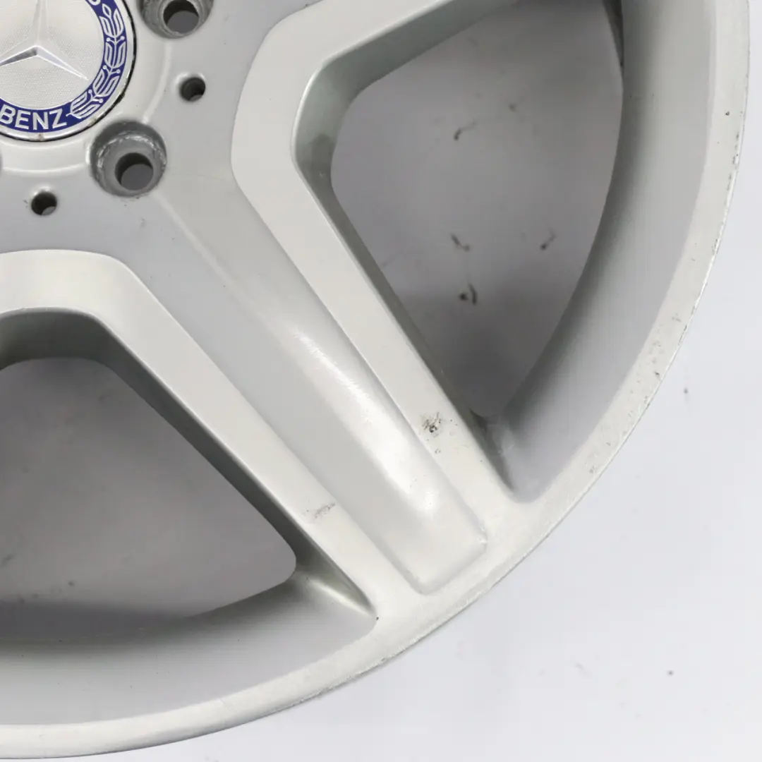 Mercedes ML W166 Jante en alliage AMG argent 20" 5 Spoke 9J ET:57 - SKU A1664012002-2 - Numéro de pièce A1664012002