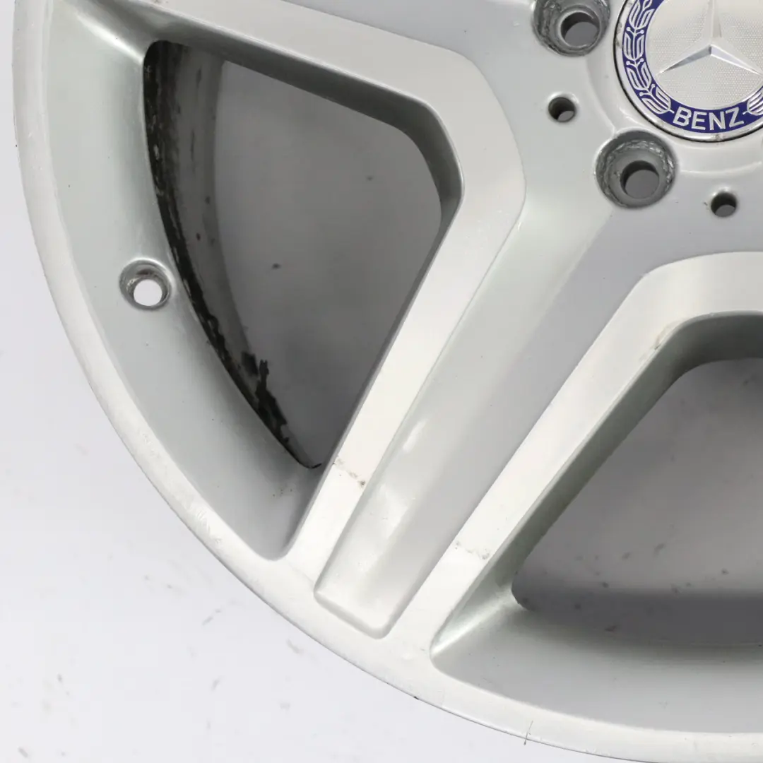 Plata AMG Llanta de aleación 20" 5 radios 9J ET:57 para Mercedes ML W166 con número de pieza A1664012002 Mercedes ML W166 Plata AMG Llanta de aleación 20" 5 radios 9J ET:57 - SKU A1664012002-2 - Número de pieza A1664012002