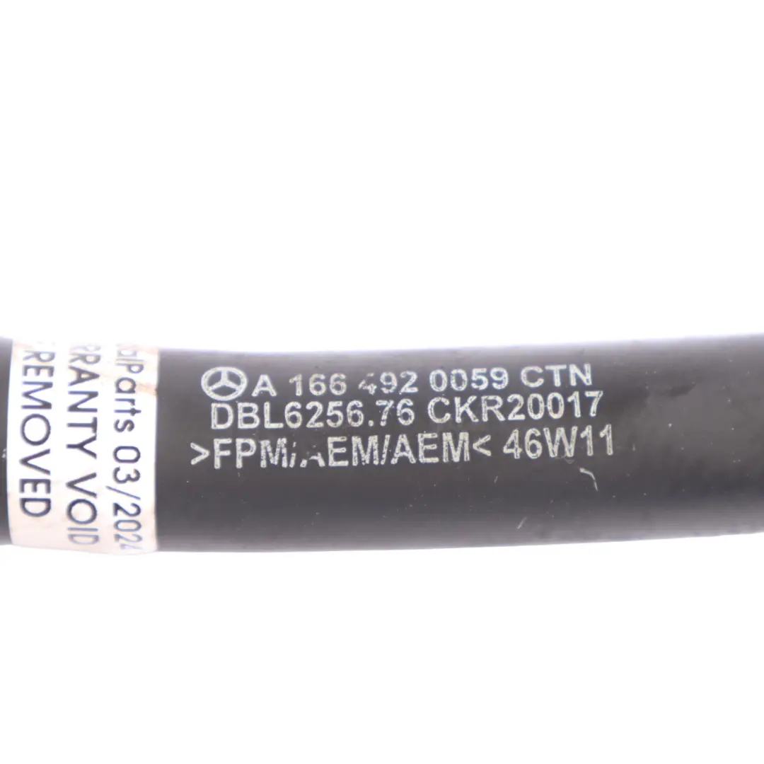 Mercedes ML W166 Diesel OM642 Tuyau capteur de pression des gaz d'échappement - SKU A1664920059 - Numéro de pièce A1664920059