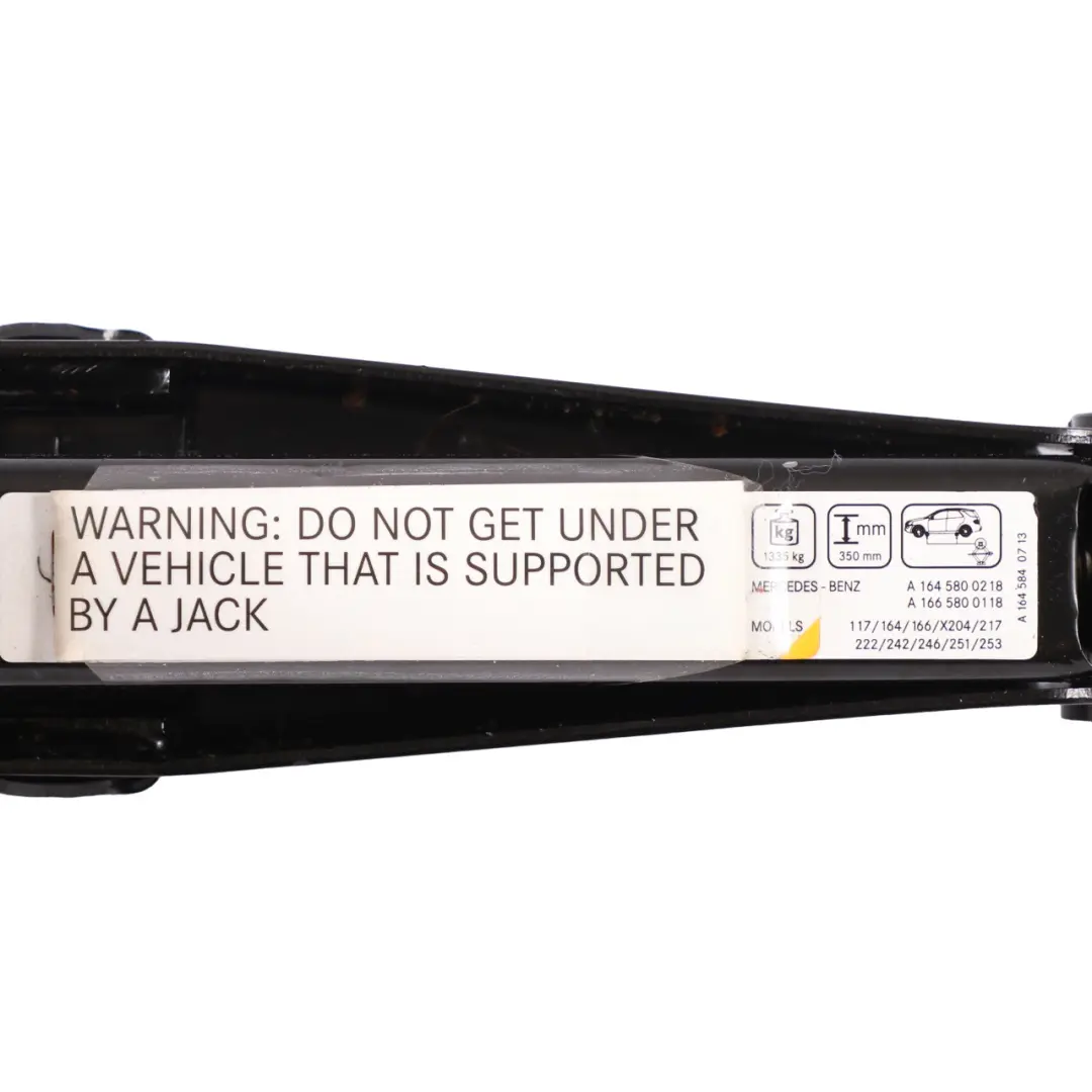  Cric de levage Mercedes ML W166 Coffre de voiture Outil de levage - SKU A1665800118 - Numéro de pièce A1665800118