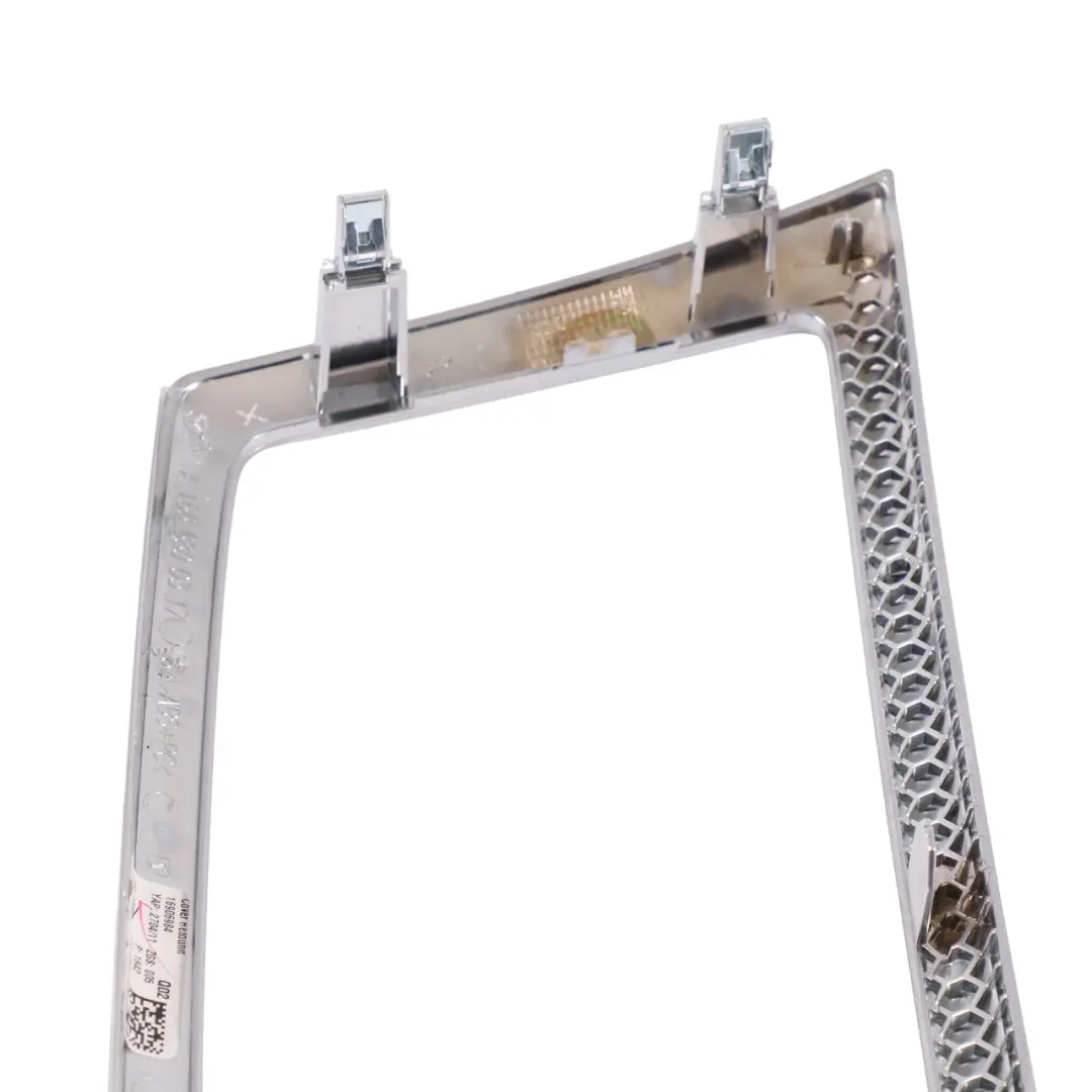  Cache unité tête Mercedes ML W166 Cadre de support de radio argenté - SKU A1666800317 - Numéro de pièce A1666800317