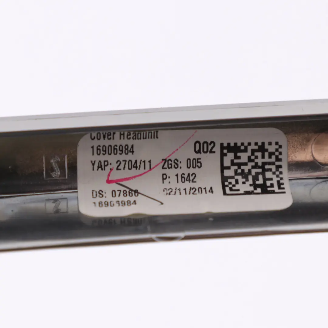 Cubierta de la unidad principal Mercedes ML W166 Radio Media Marco Plata Plata para con número de pieza A1666800317 Cubierta de la unidad principal Mercedes ML W166 Radio Media Marco Plata Plata - SKU A1666800317 - Número de pieza A1666800317