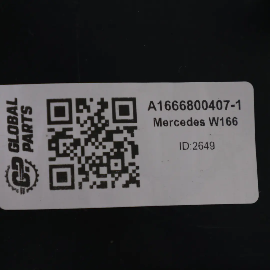  Copri cruscotto Mercedes ML W166 Pannello interno destro nero - SKU A1666800407-1 - Numero di parte A1666800407