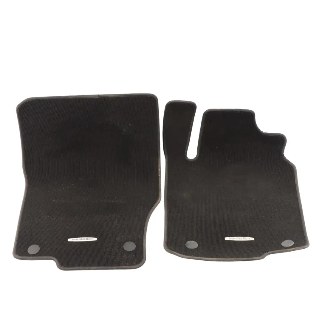 Mercedes W166 Floor Mats Interior Front Rear Cover Black Set - SKU A1666800648 - Part number A1666800648